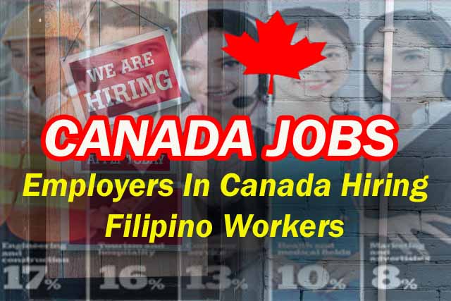 job offer in canada for filipino