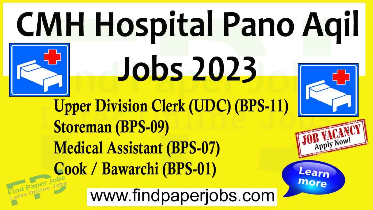 CMH Hospital Pano Aqil jobs