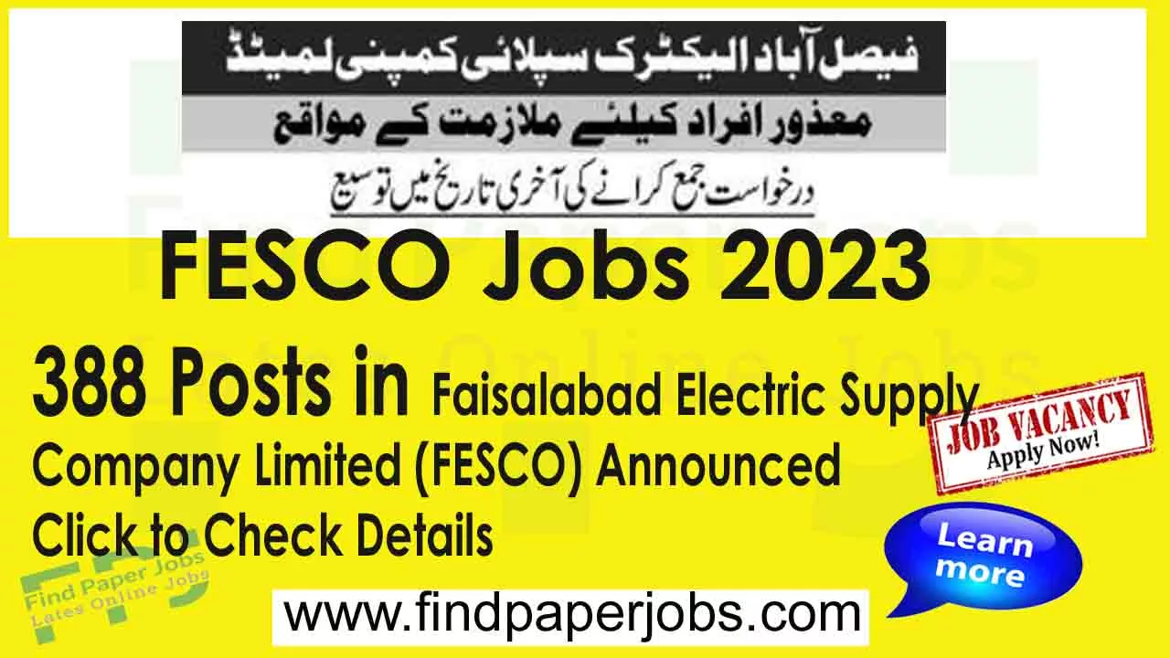 FESCO Jobs February 2023