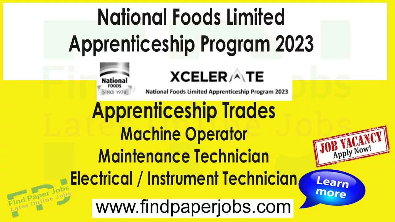 National Foods Limited Apprenticeship Program 2023