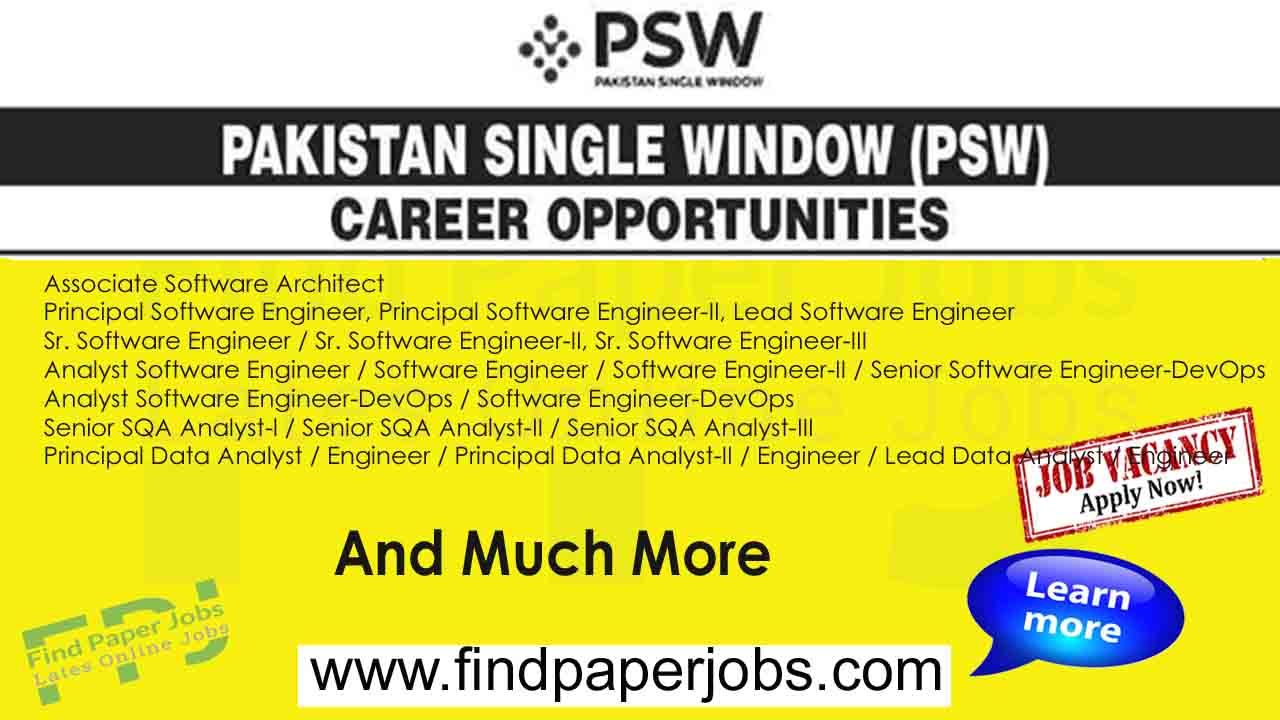 Jobs In Pakistan Single Window