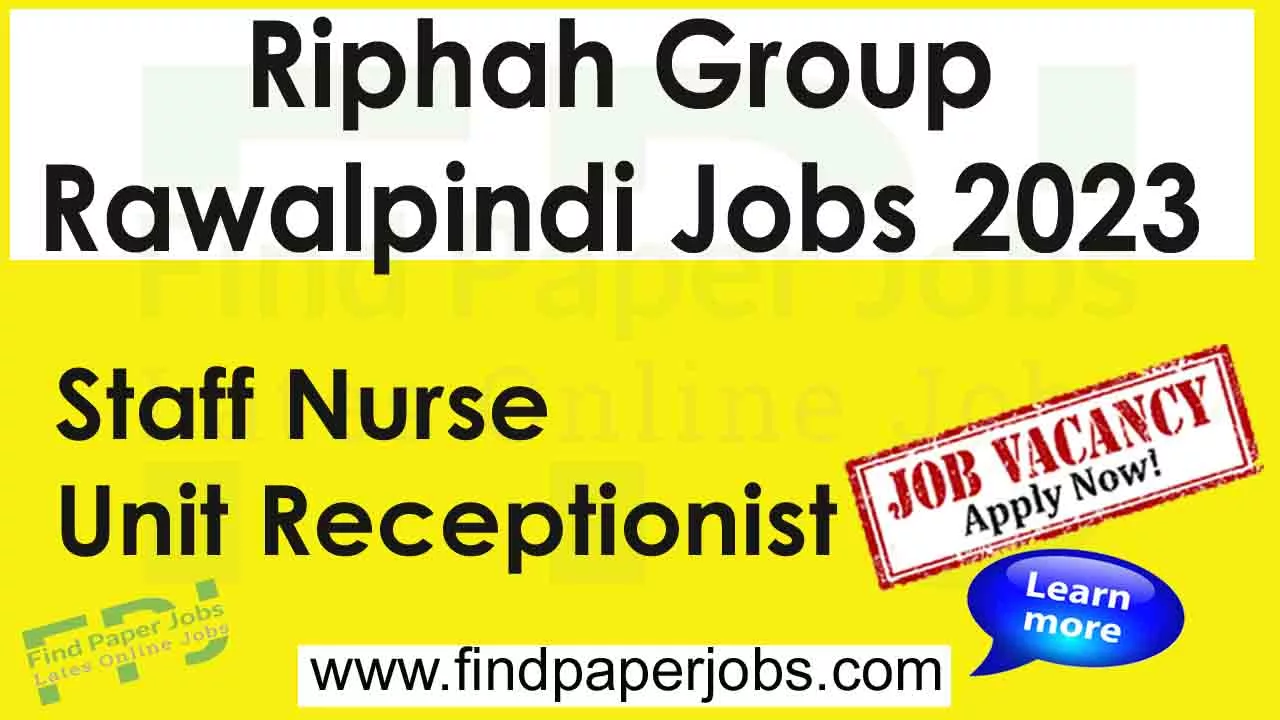Riphah Group Rawalpindi Jobs 2023