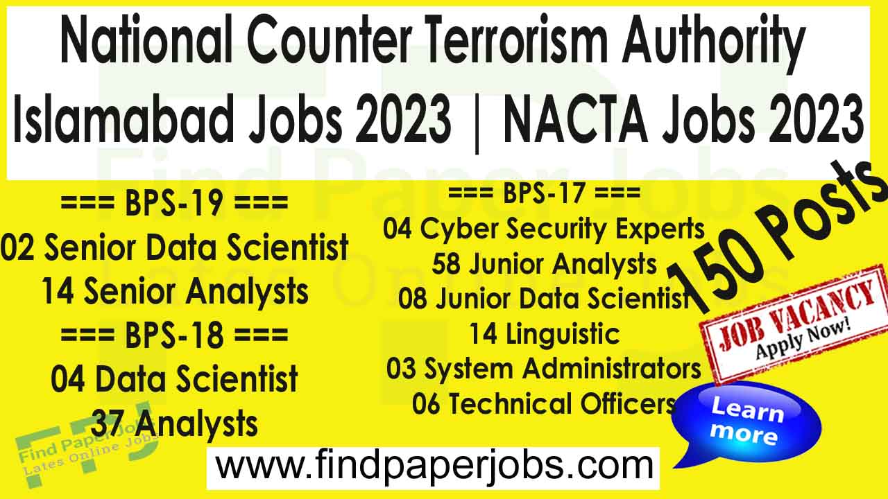 NACTA Jobs 2023 March