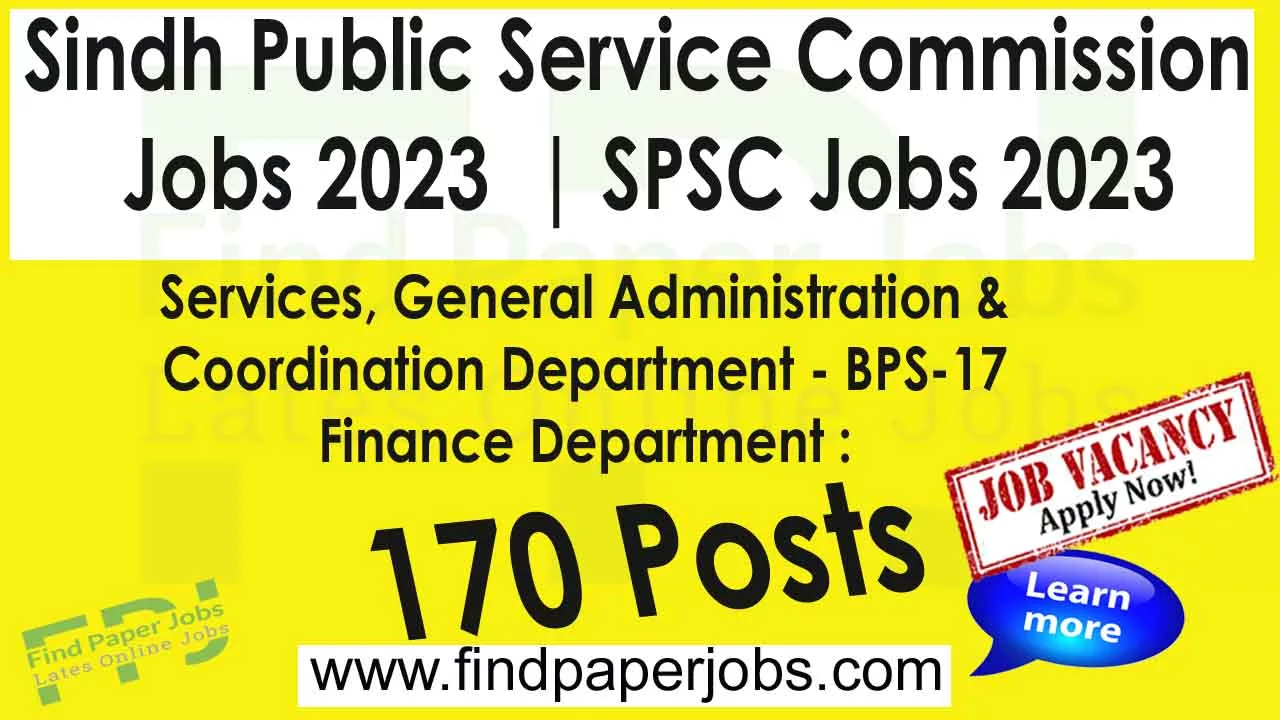 Jobs In Sindh Public Service Commission (SPSC)