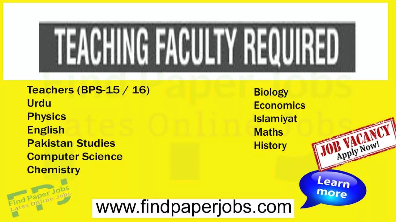 Jobs In Margalla Education Institutions Rawalpindi 2023