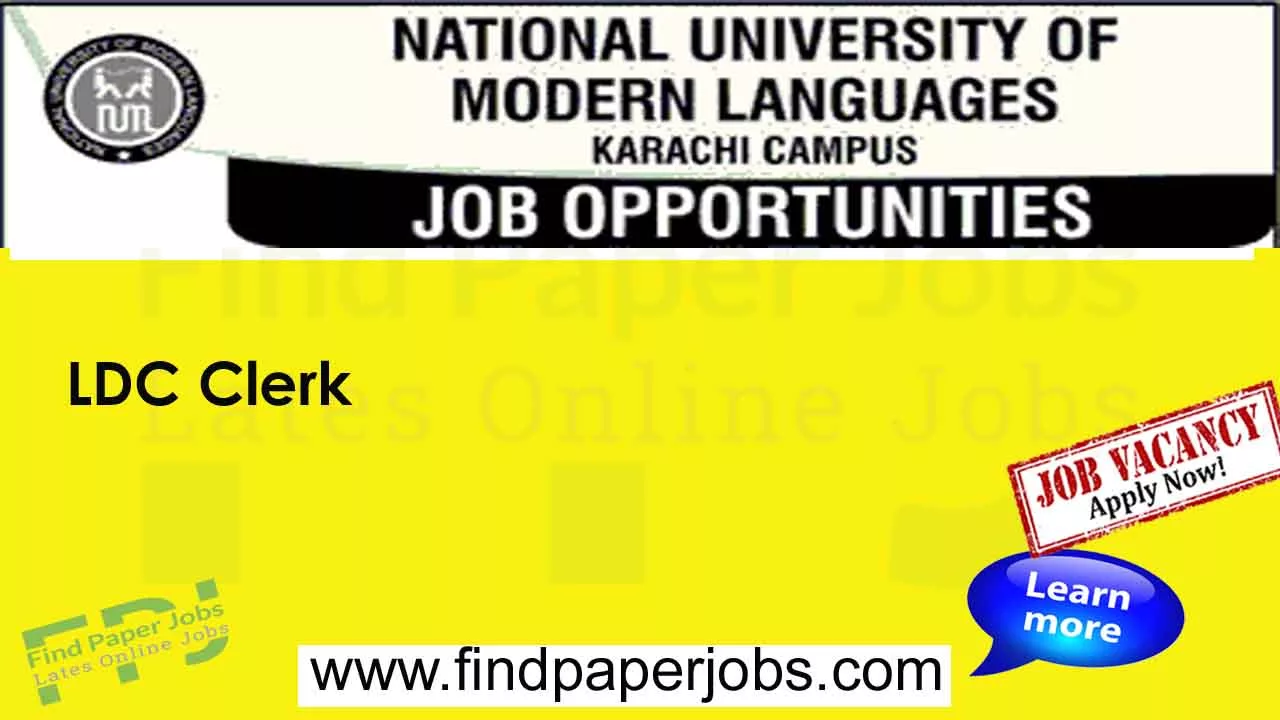 NUML University Karachi Campus Jobs 2023