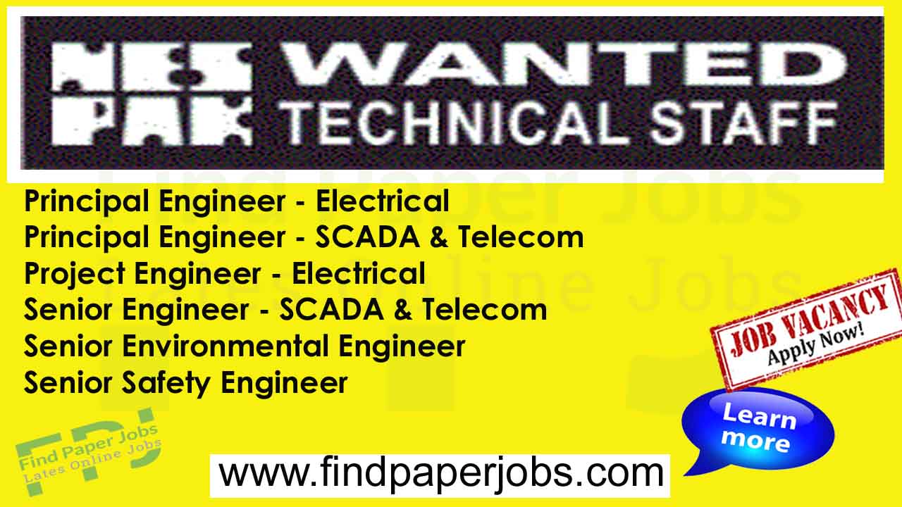 National Engineering Services Pakistan Jobs 2023