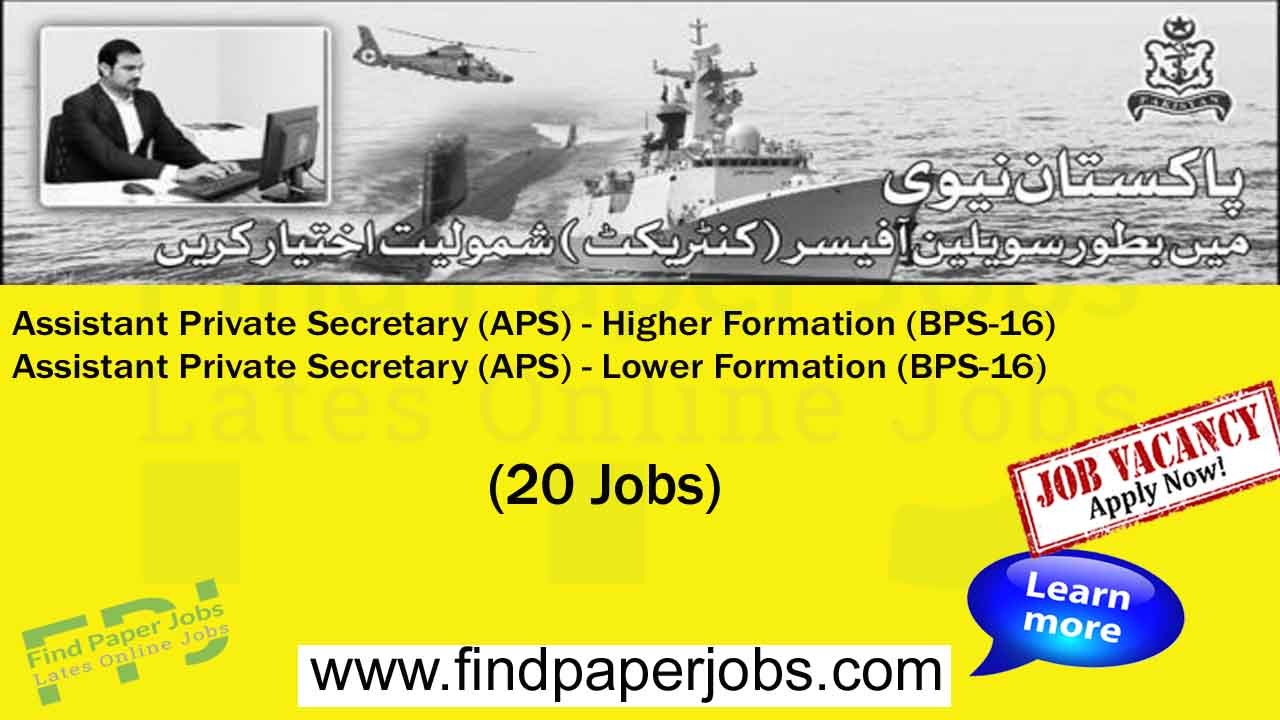Jobs In Pakistan Navy Civilian Officer 2023