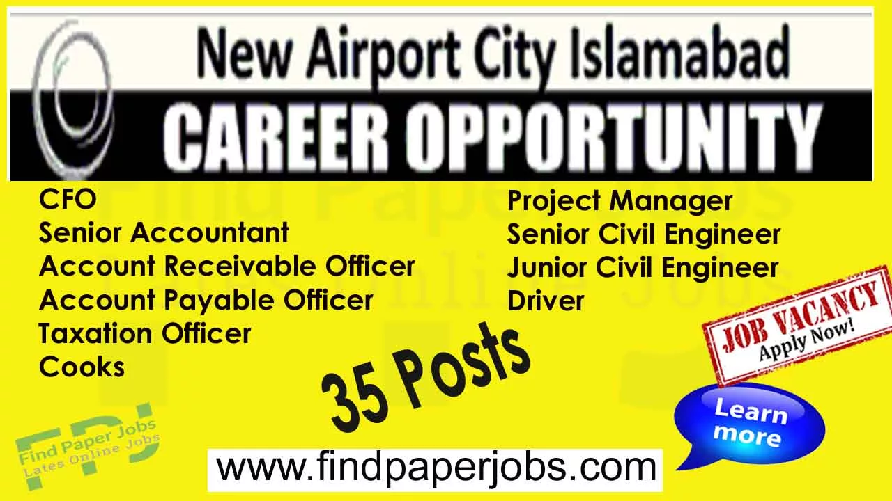 Jobs In New Airport City Islamabad 2023