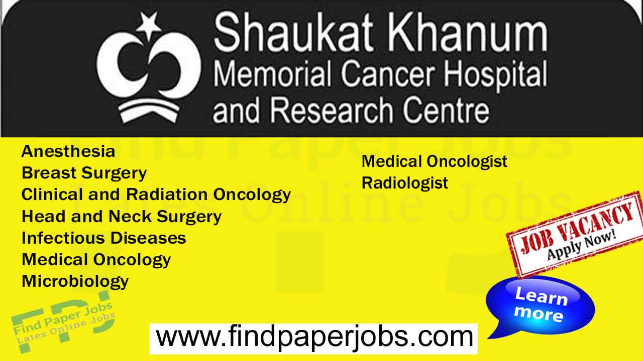 Shaukat Khanum Hospital Karachi Jobs October 2023