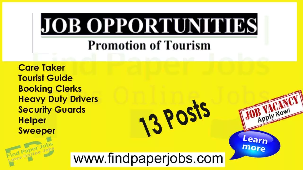 Tourism Development Corporation Of Punjab Jobs 2023