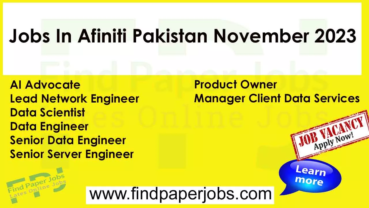Jobs In Afiniti Pakistan November 2023