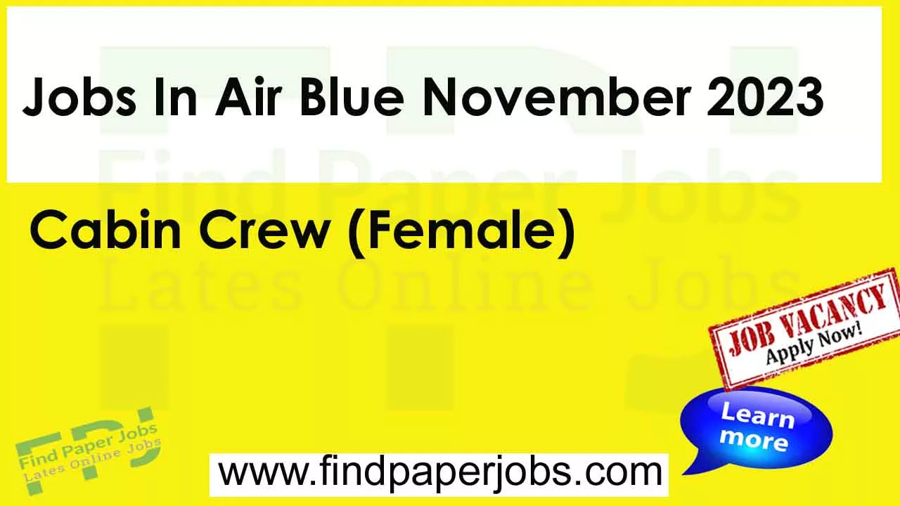 Air Blue Jobs November 2023