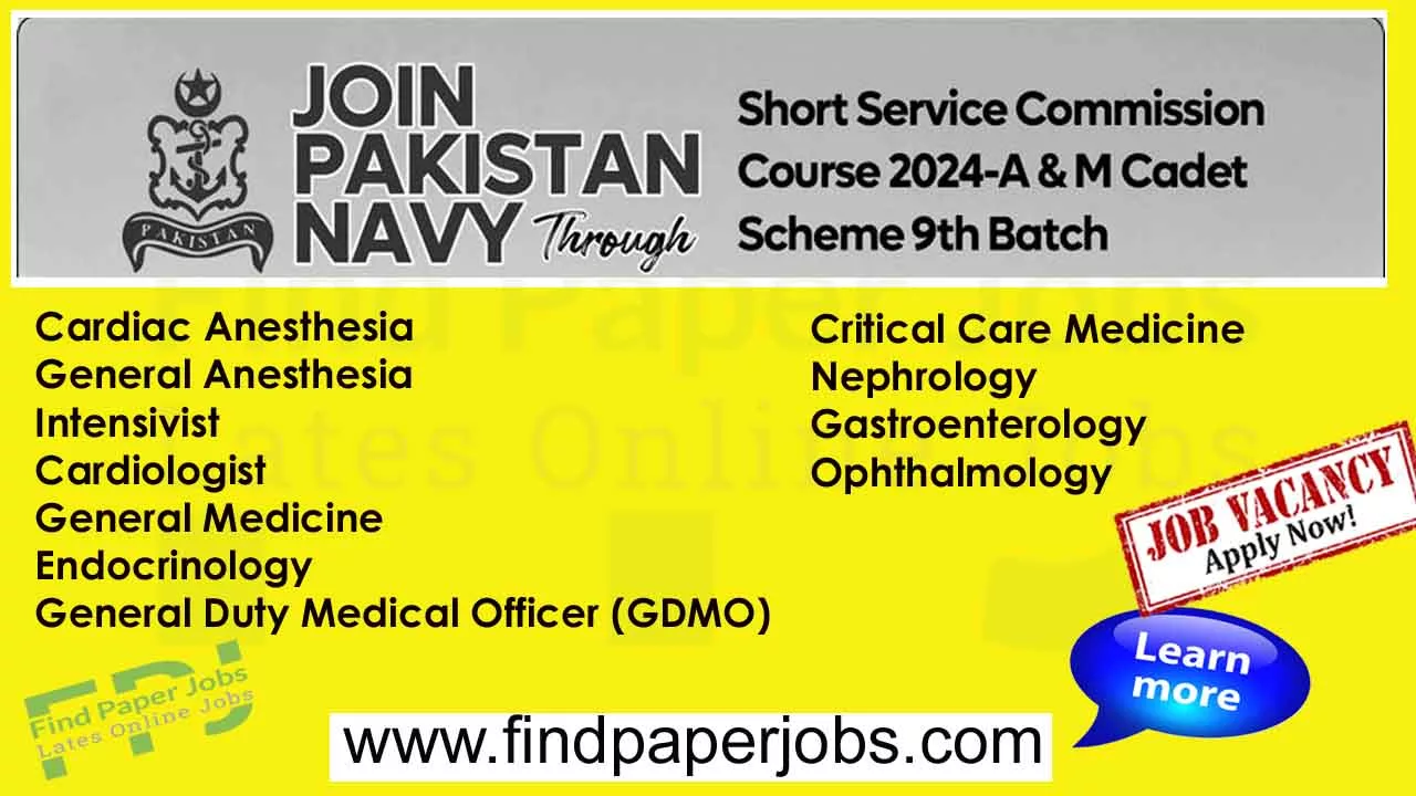 Pak Navy Medical Jobs 2023