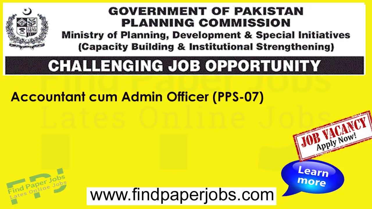 Jobs In Planning Commission Islamabad 2023