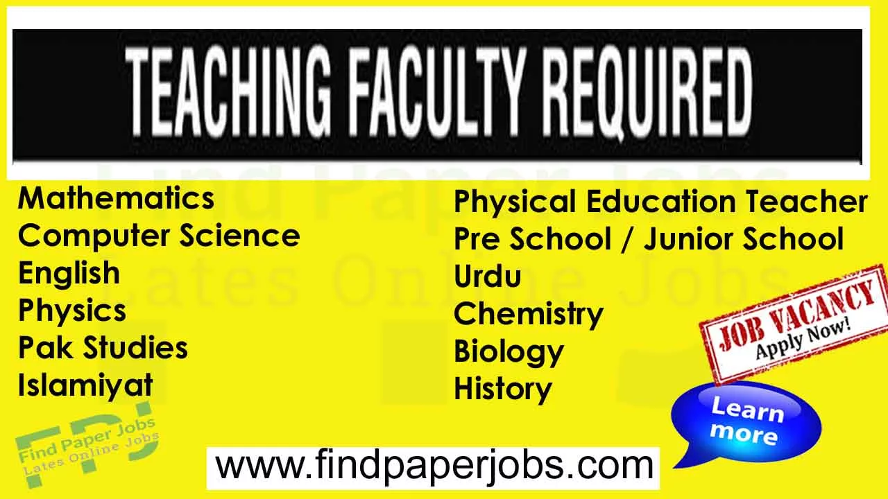 Army Public School Rawalpindi Islamabad Jobs 2023