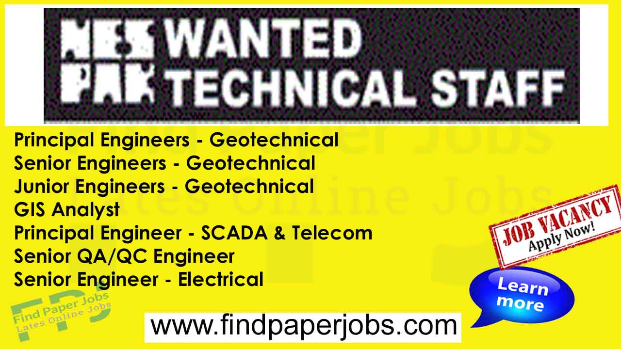 Jobs In NESPAK 2024 | National Engineering Services