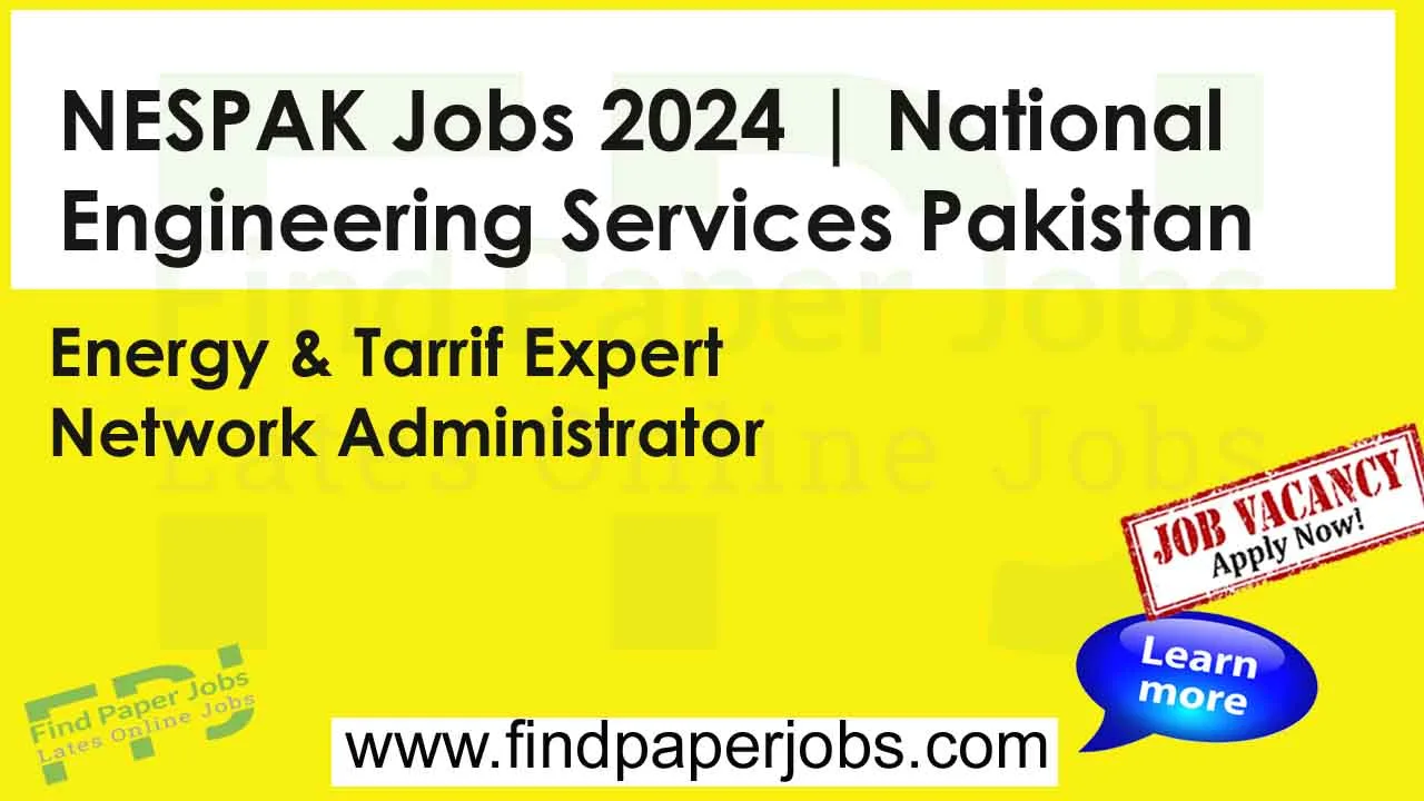 Jobs In NESPAK 2024 | National Engineering Services Pakistan