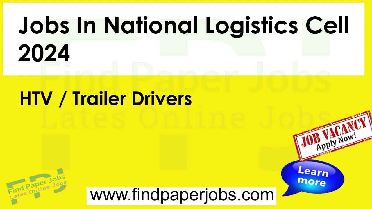 National Logistics Cell Jobs 2024