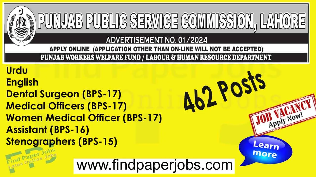 Jobs In PPSC 2024