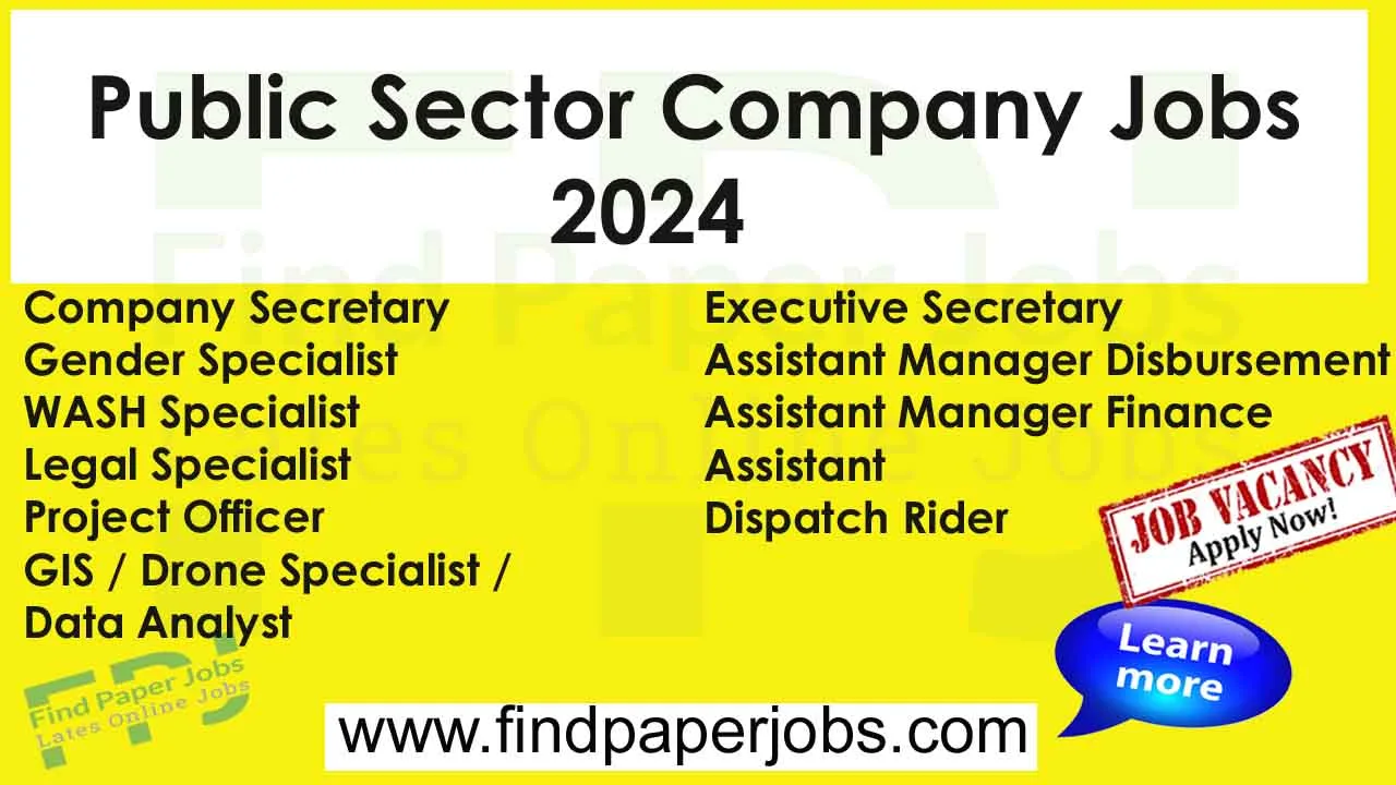 Public Sector Company Jobs 2024