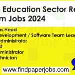 Punjab Education Sector Reforms Program Jobs 2024