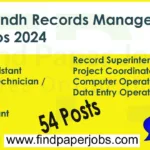 (RCB) Sindh Records Management Cell Jobs 2024