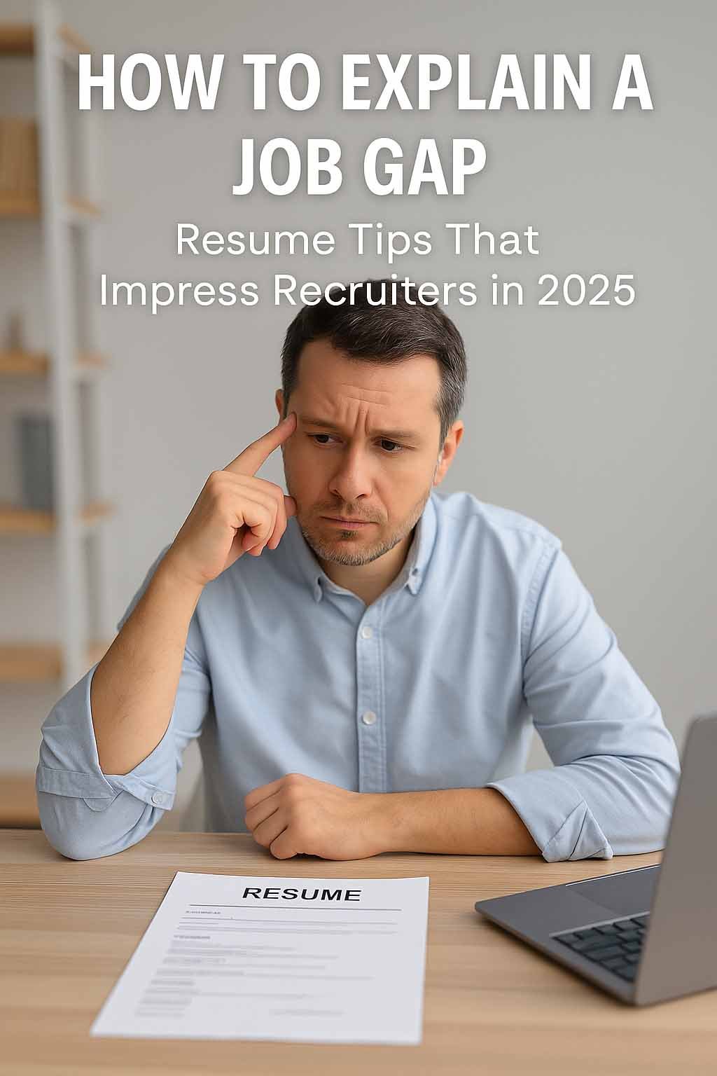 How To Explain a Job Gap on Your Resume Successfully