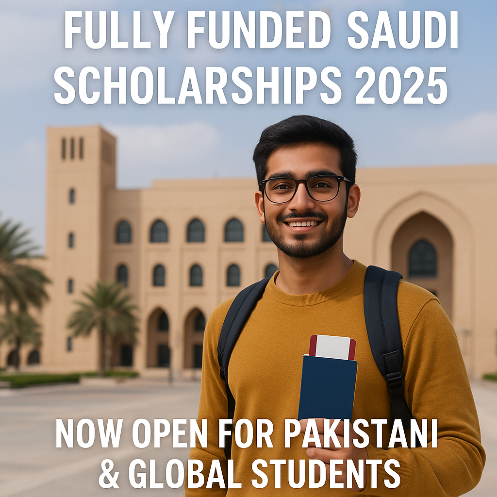 Saudi Arabia Fully Funded Scholarships for International Students 2025 — Open for Pakistani Applicants