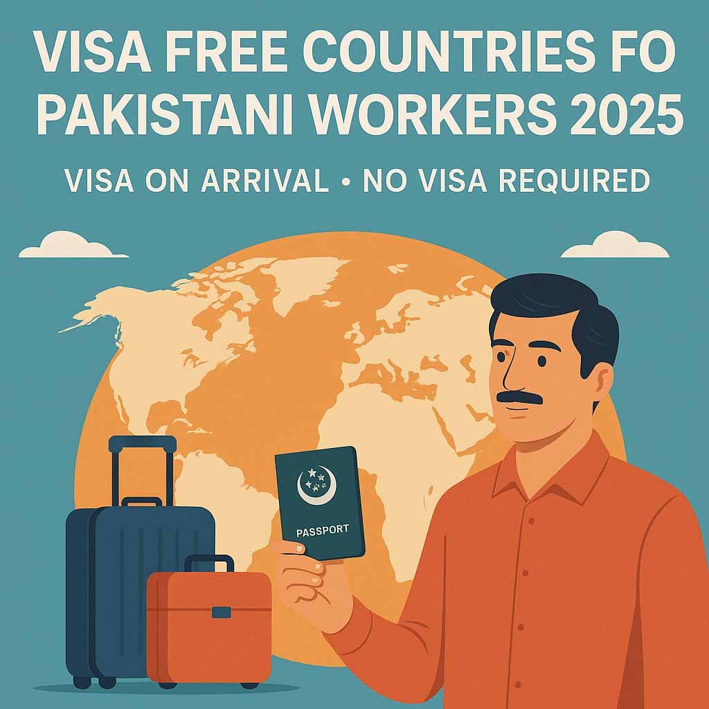 Visa Free Countries for Pakistani Workers 2025